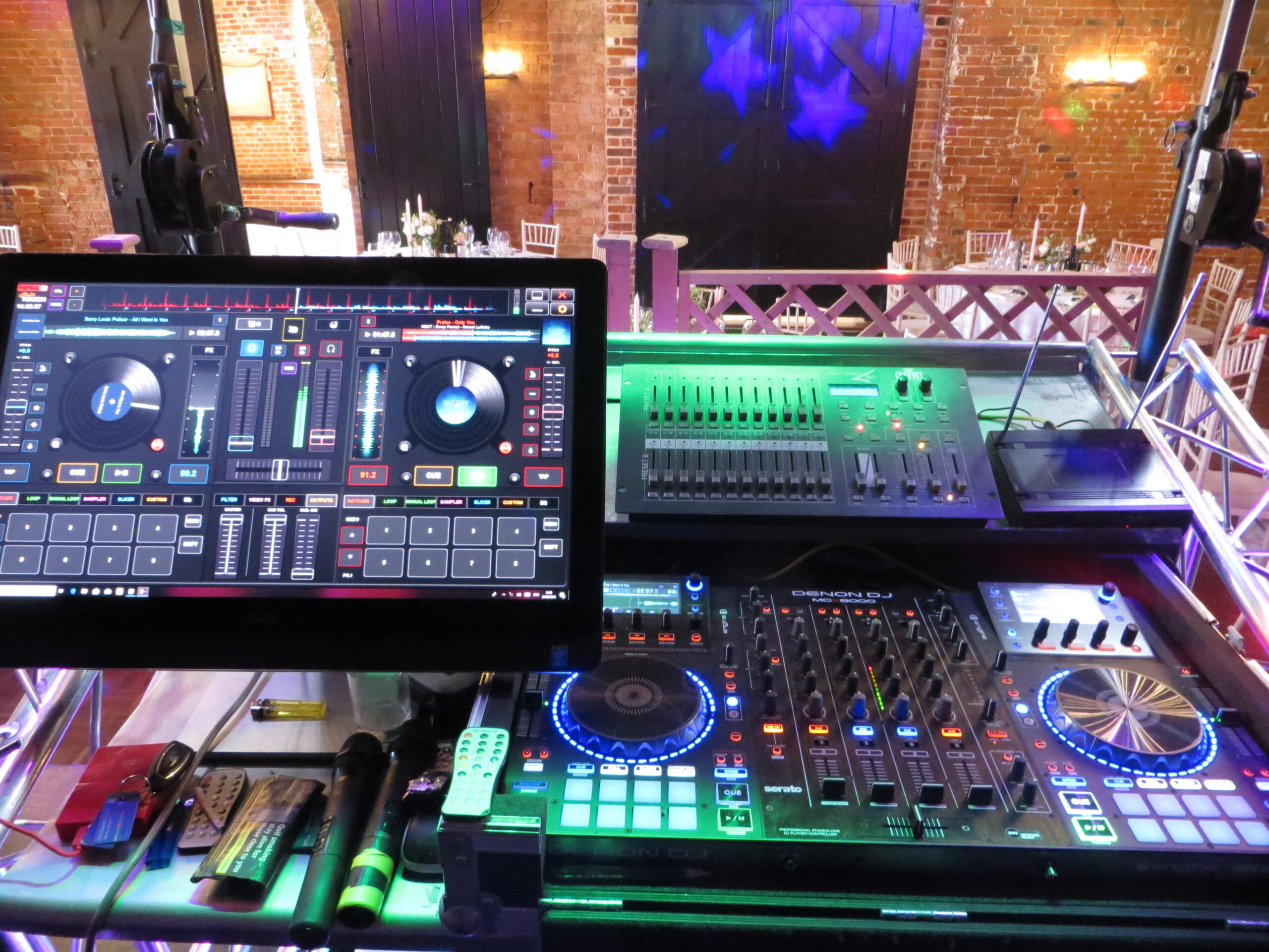 The Setup & Uplighting, Norfolk wedding, photo 3