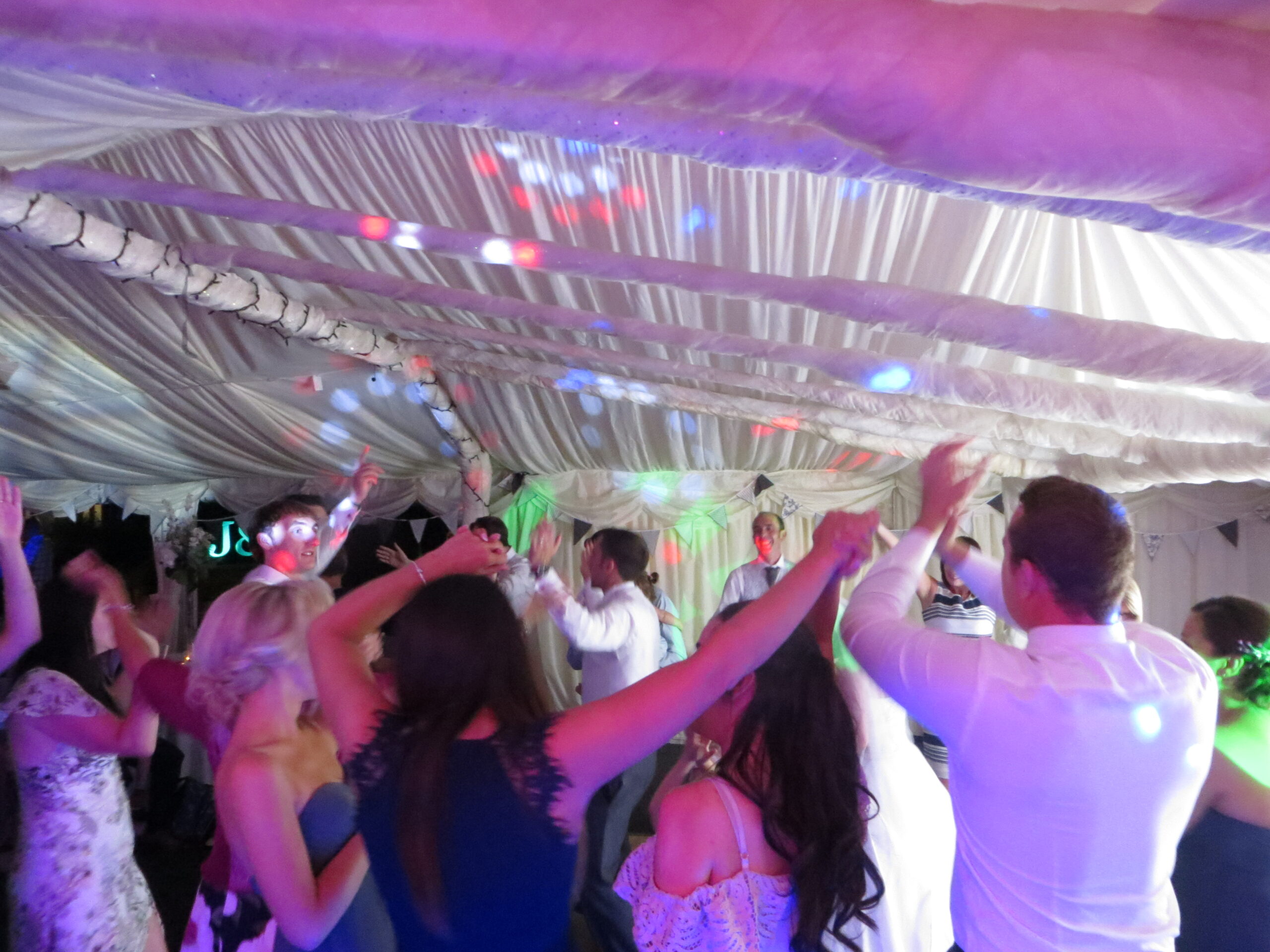 Packed Dancefloor, Norfolk wedding, photo 1